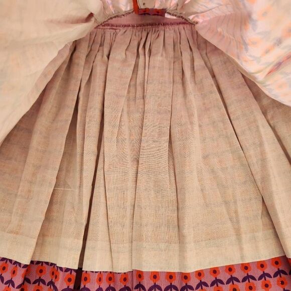 Lacey Lane size 7 hopscotch Peggy Sue dress oranhe purple retro 60s - 70s style - Picture 7 of 8